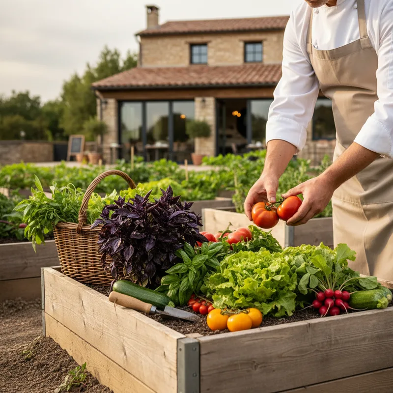 Farm-to-table : quand les grands chefs cultivent leurs propres jardins